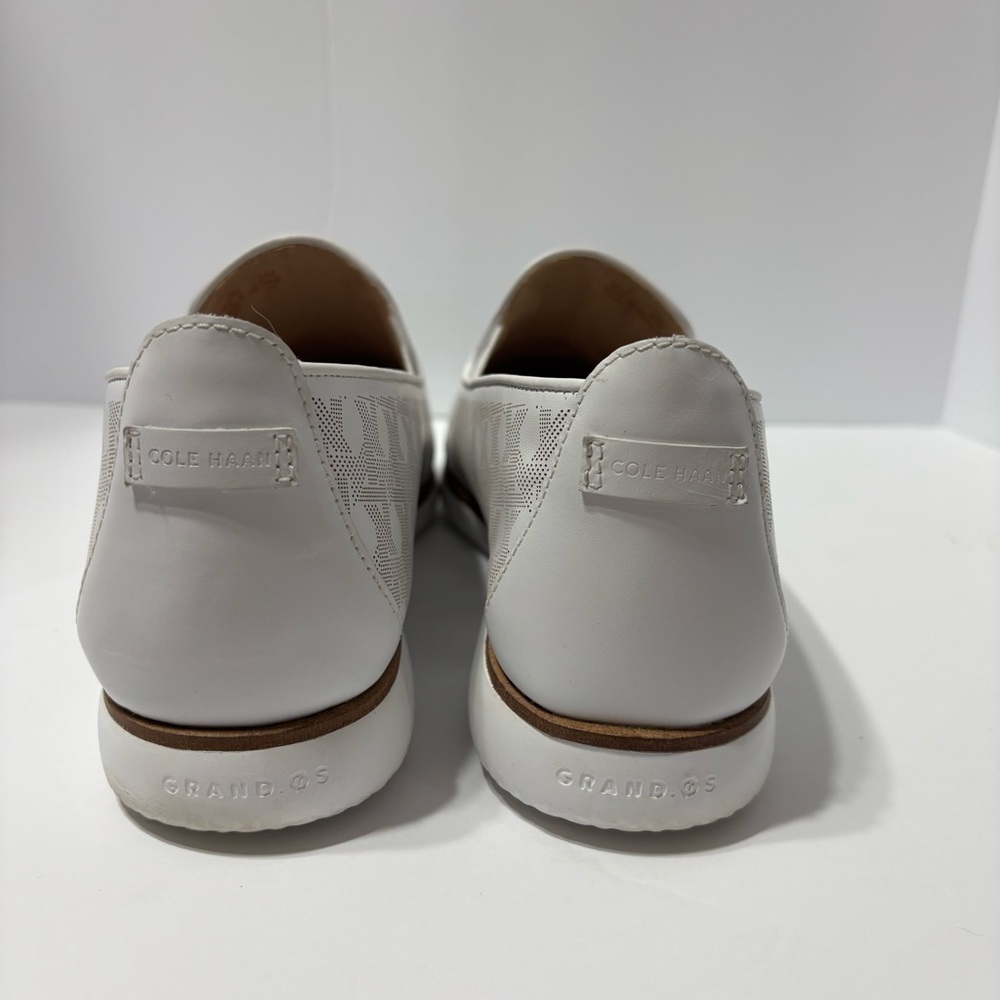 Cole Haan Grand Ambition Size 8.5 White Slip On‎ Shoes - Picture 5 of 7